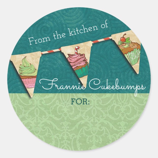 Christmas cupcakes from the kitchen of sticker (Front)