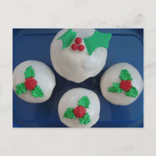 Christmas Cupcakes Holiday Postcard