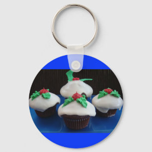 Christmas Cupcakes Keychain