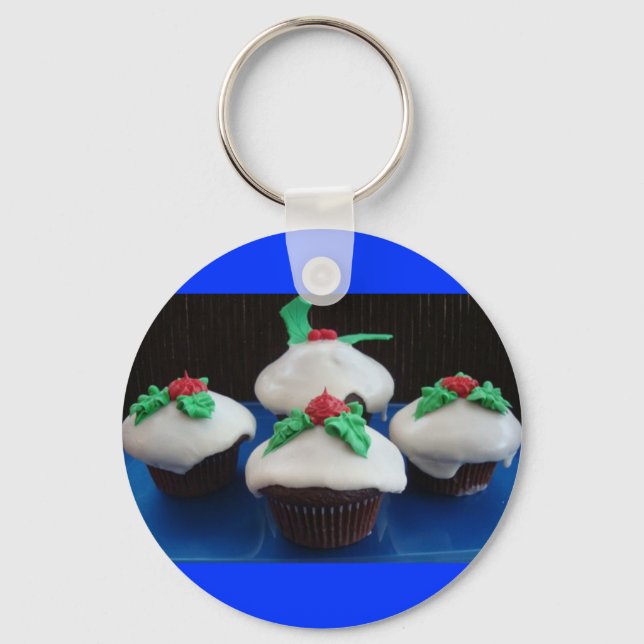 Christmas Cupcakes Keychain (Front)