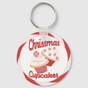 Christmas Cupcakes Keychain