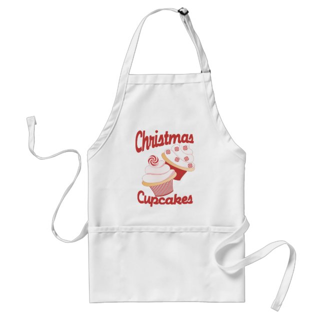 Christmas Cupcakes Standard Apron (Front)