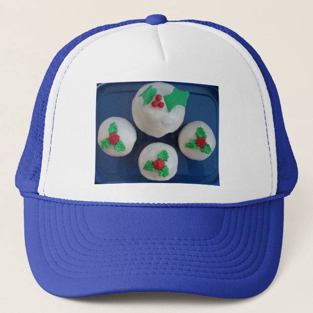 Christmas Cupcakes Trucker Hat (Front)