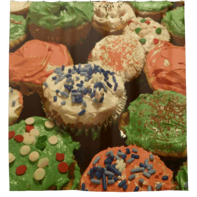 Christmas Cupcakes with Sprinkles (Front)