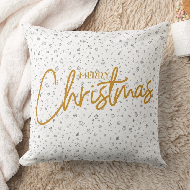 Christmas Cushion "Merry Christmas" (Blanket)