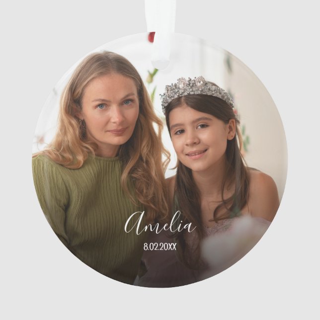  Christmas Custom 2-photo White Script (dos)