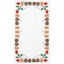 Christmas Custom Cotton Tablecloth, 60"x104"