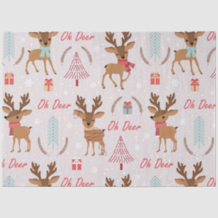 Christmas Cute Deer Series Design 2 Tissue Paper