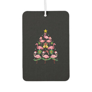 Christmas - Cute Flamingo Christmas Tree Air Freshener