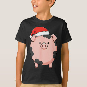 Christmas Cute G Round Nk G Holiday Art  T-Shirt