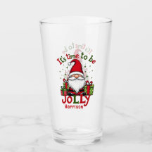 Christmas Cute Jolly Santa Personalized Name