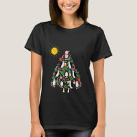 Christmas Cute Penguin Tree Kids V-Neck