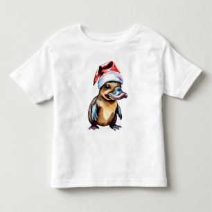 Christmas cute platypus toddler t-shirt