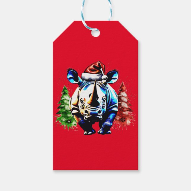Christmas cute puppy gift tags (Front)