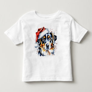 Christmas cute puppy toddler t-shirt