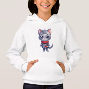 Christmas Cute Russian Blue Cat