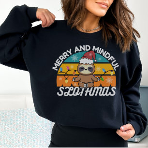 Christmas Cute Sloth Lover Pun Sweatshirt