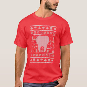 Christmas Cute Tooh Dentist Lifestyle Dental Assis T-Shirt