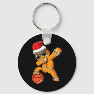Christmas Dabbing Gingerbread Man Dab Cool Bysketb Keychain