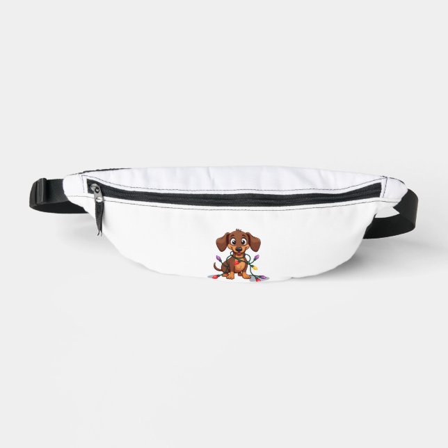 Christmas Dachshund Lights (2) Fanny Pack (Front)
