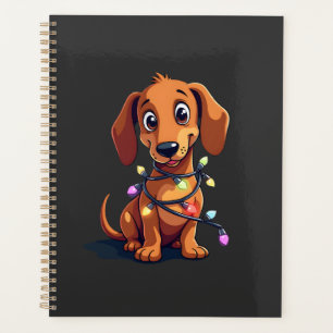 Christmas Dachshund Lights (3) Planner