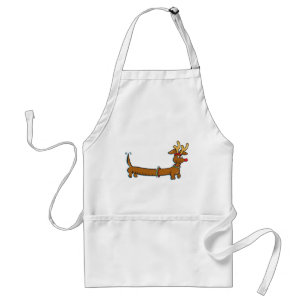 Christmas Dachshund Standard Apron
