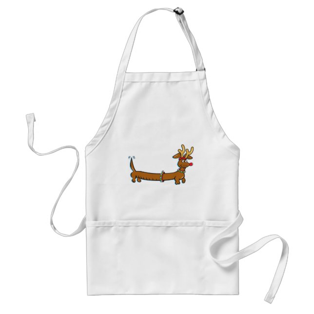 Christmas Dachshund Standard Apron (Front)