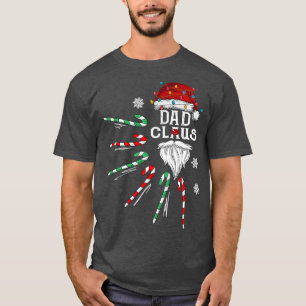 Christmas Dad Claus Dad Beard Candy T-Shirt