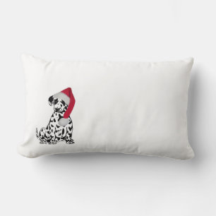 Christmas Dalmatian Lumbar Pillow