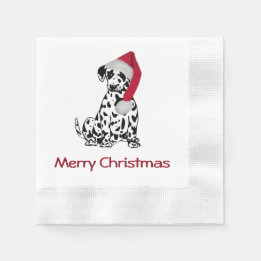 Christmas Dalmatian Napkin