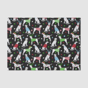 Christmas Dalmatian Tissue Paper