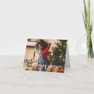 Christmas Dance Card