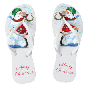 Christmas Dancers Flip Flops
