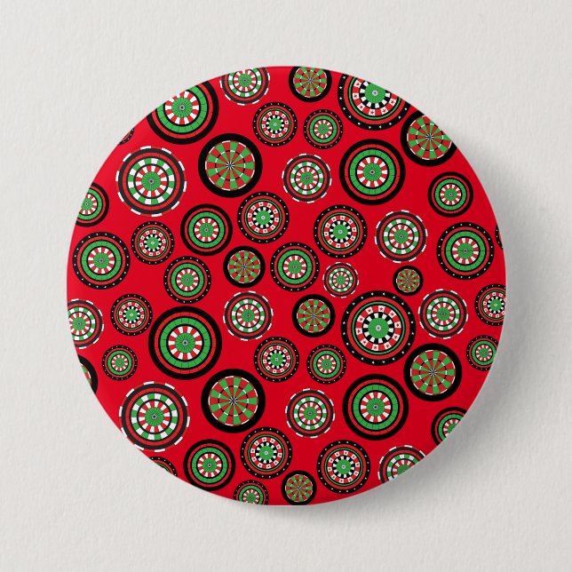 Christmas Dartboards 3 Inch Round Button (Front)