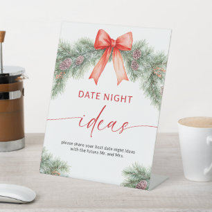 Christmas Date Night Ideas sign