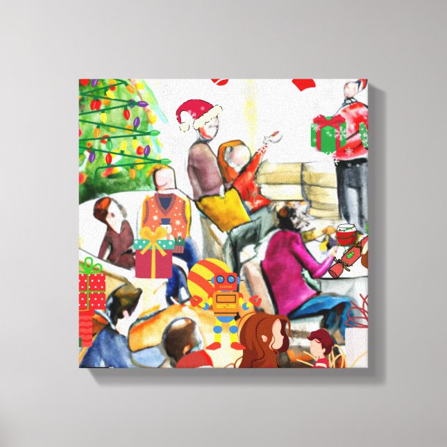 Christmas Day Canvas Print (Front)