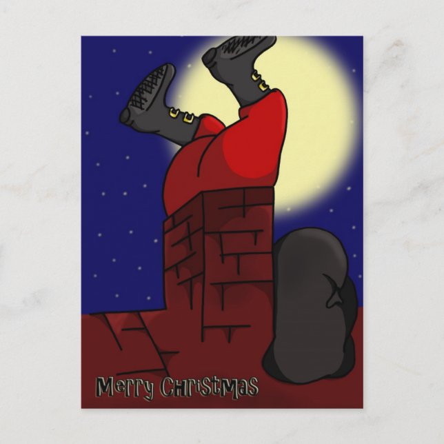 Christmas Day Holiday Postcard (Front)