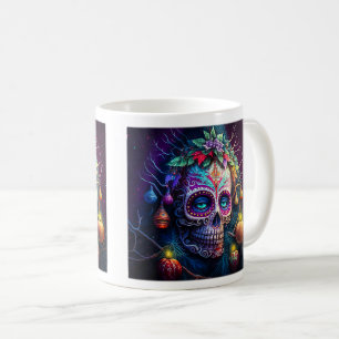 Christmas Day of the Dead Classic Mug, 11 oz  Coffee Mug