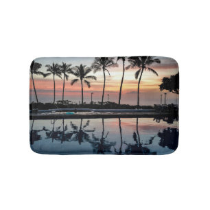 Christmas Day Sunset Bath Mat