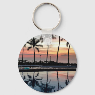 Christmas Day Sunset Keychain
