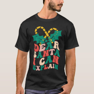 Christmas Dear Santa I Can Explain  Family T-Shirt
