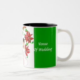 Christmas/December Green Wedding Shower Mug