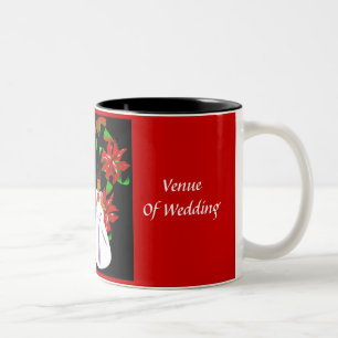 Christmas/December Red Wedding Shower Mug