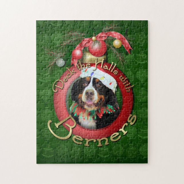 Christmas - Deck the Halls - Berners Jigsaw Puzzle (Vertical)