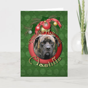 Christmas - Deck the Halls - Mastiffs - Cyclone Holiday Card