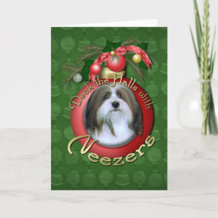 Christmas - Deck the Halls - Neezers Holiday Card