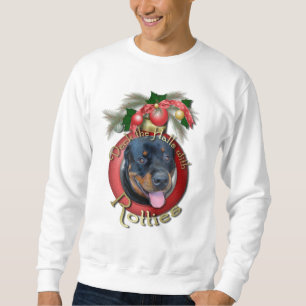 Christmas - Deck the Halls - Rotties - Harley Sweatshirt
