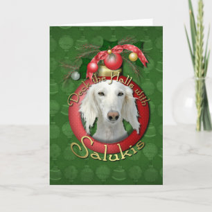 Christmas - Deck the Halls - Salukis Holiday Card