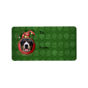 Christmas - Deck the Halls - Swissies Label