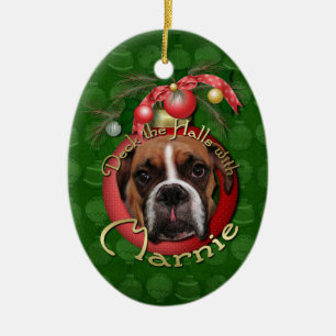 Christmas - Deck the Halls with Marnie Ceramic Ornament